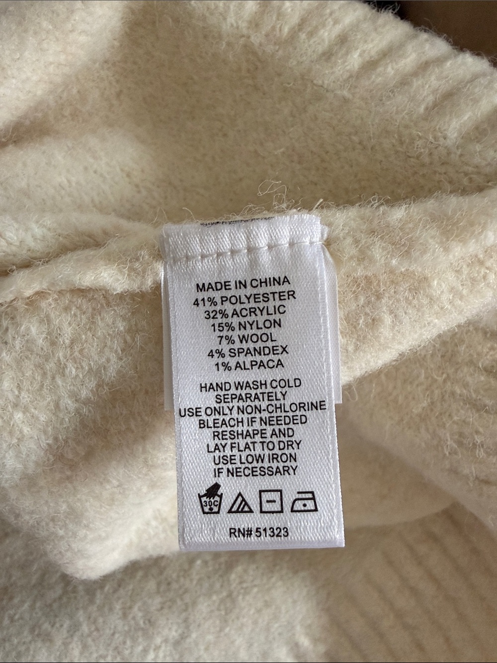 Beautiful 1. State Cream Sweater with Floral Details - Picture 11 of 11